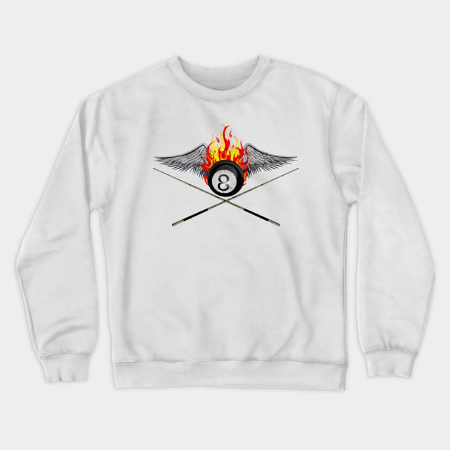 Billiards Crewneck Sweatshirt by Packrat